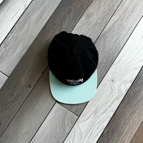 Stussy Other - Stussy X Starter SS Link Black Mint Green SnapBack Hat | Preowned